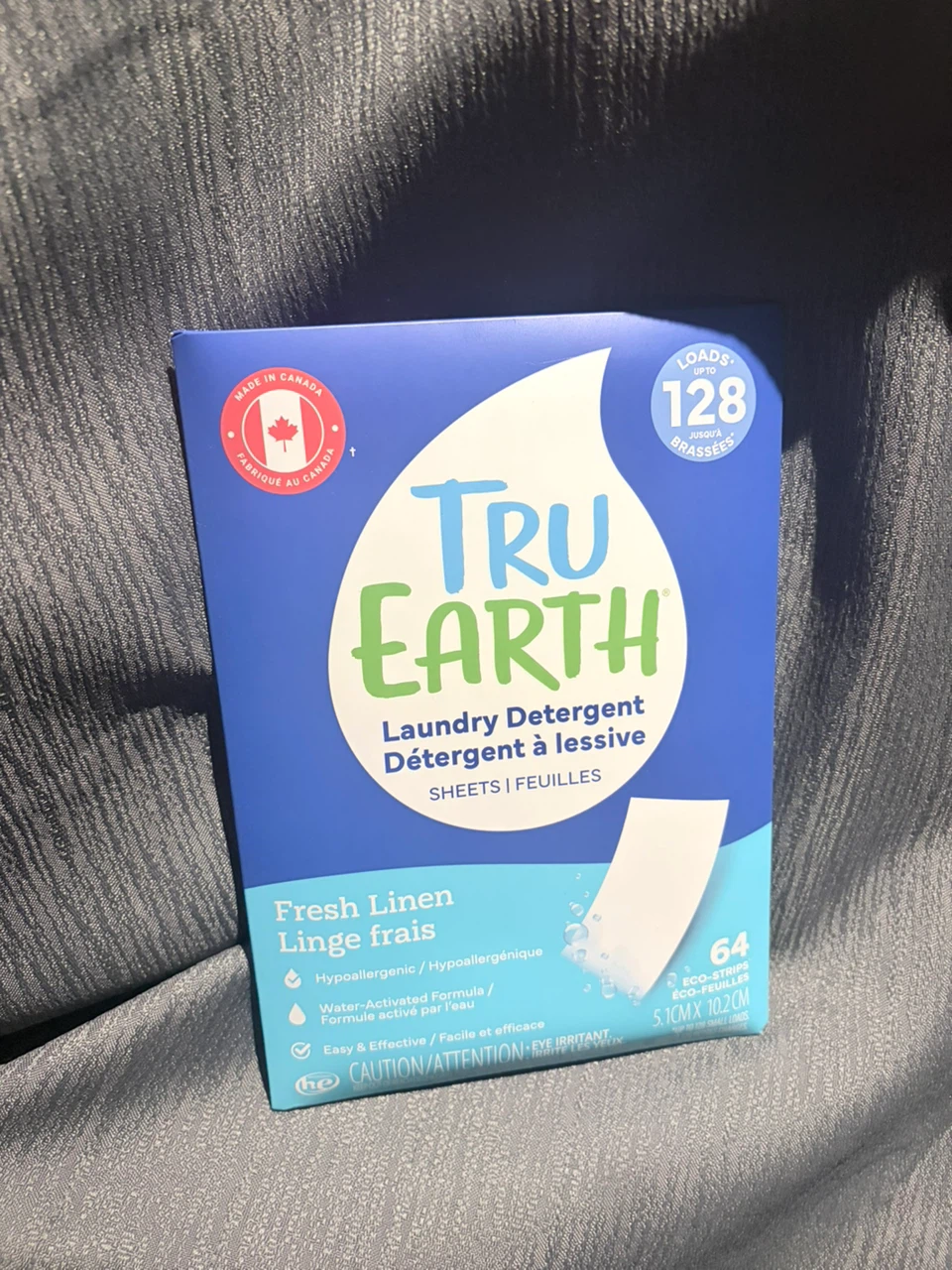 Tru Earth Fresh Linen Laundry Detergent Sheets - 128 Loads
