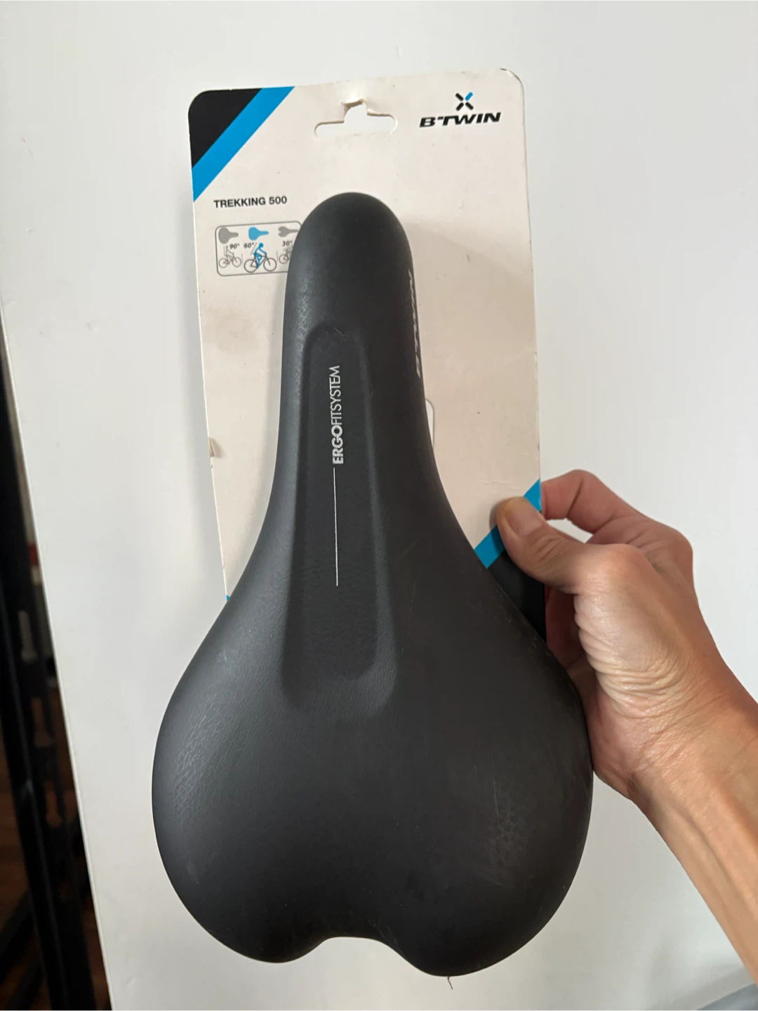 B'Twin Trekking 500 Bicycle Saddle