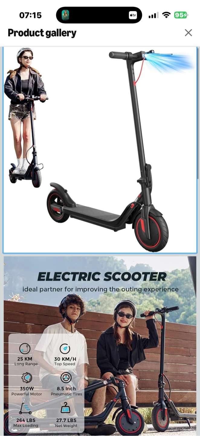 IScooter 350W 30kph like new
