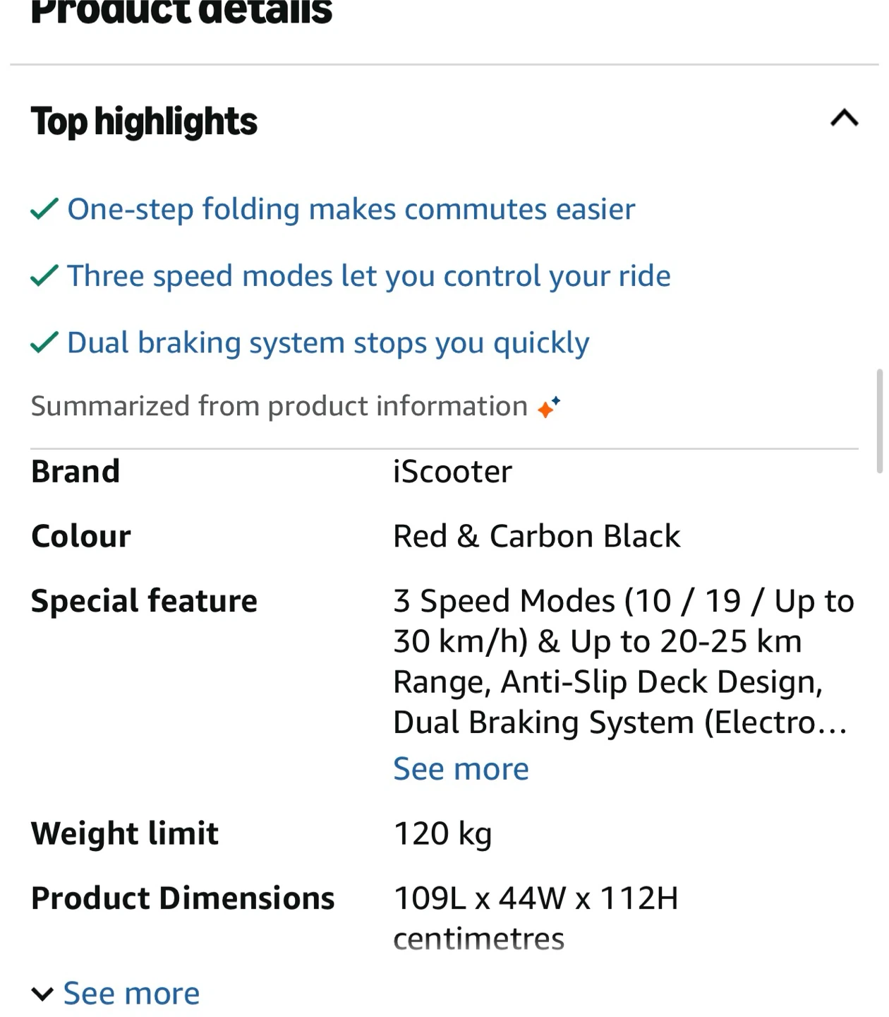 IScooter 350W 30kph like new - photo 5