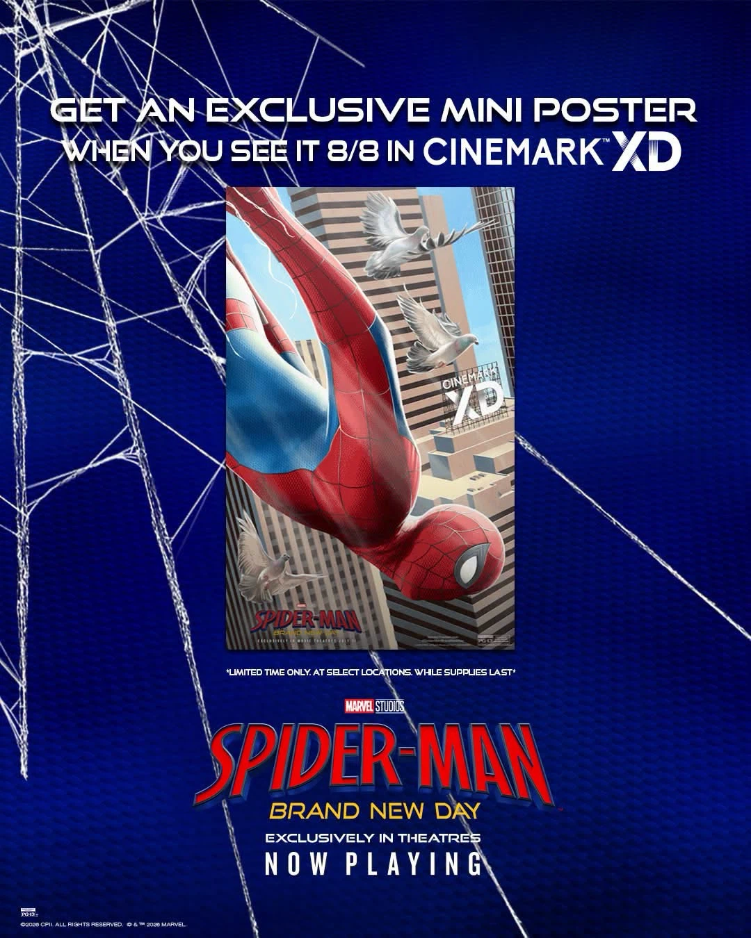 Spider-Man: Brand New Day (Cinemark Exclusive) XD Mini Poster - photo 2