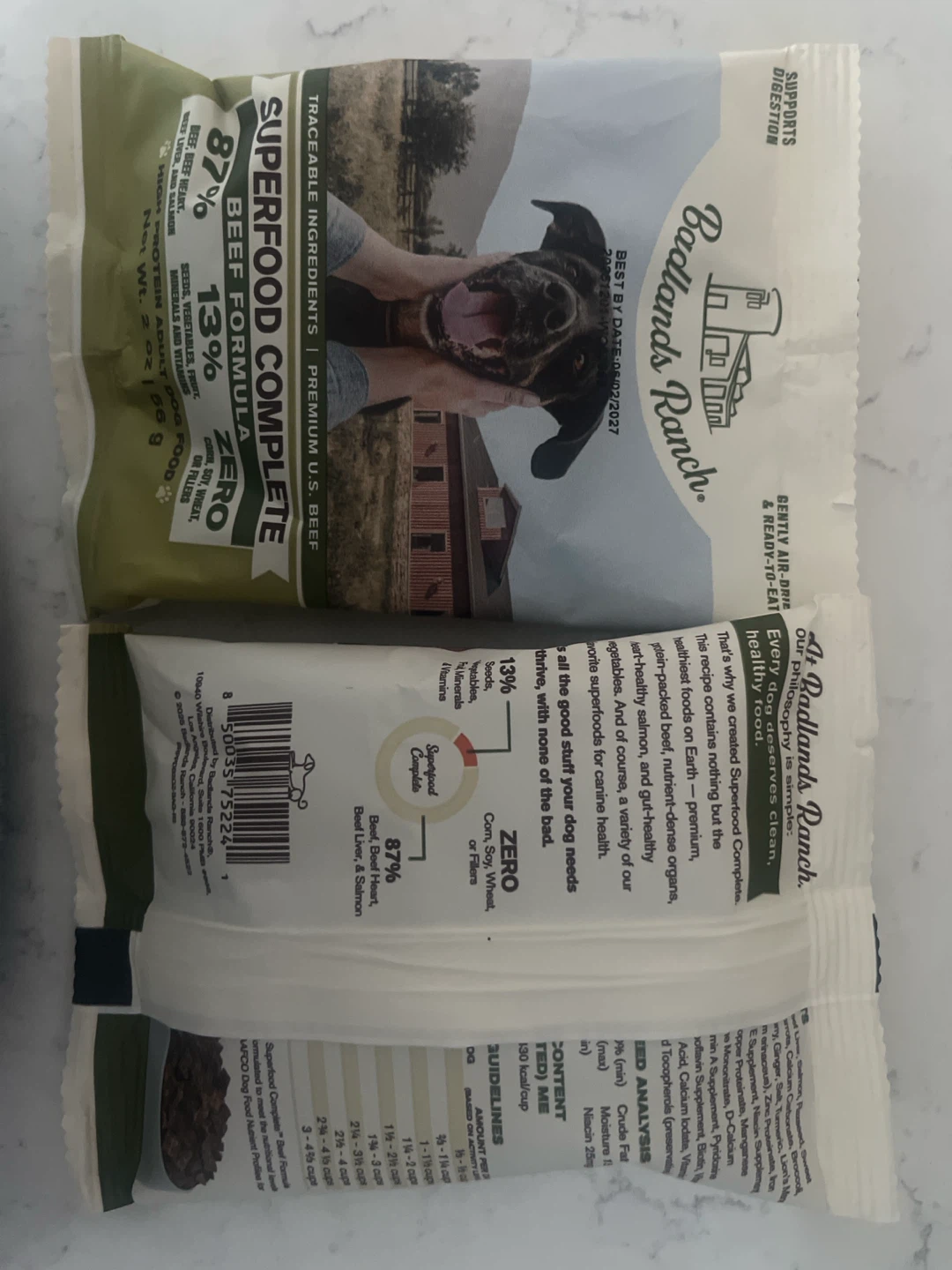 Badlands Ranch Superfood Complete Beef Formula Dog Food