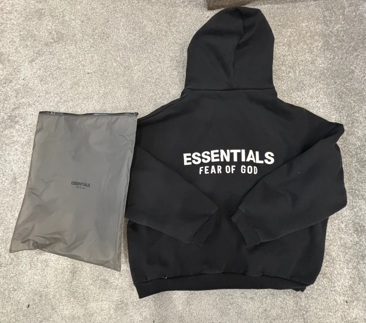Black Essentials Fear of God Hoodie - photo 2