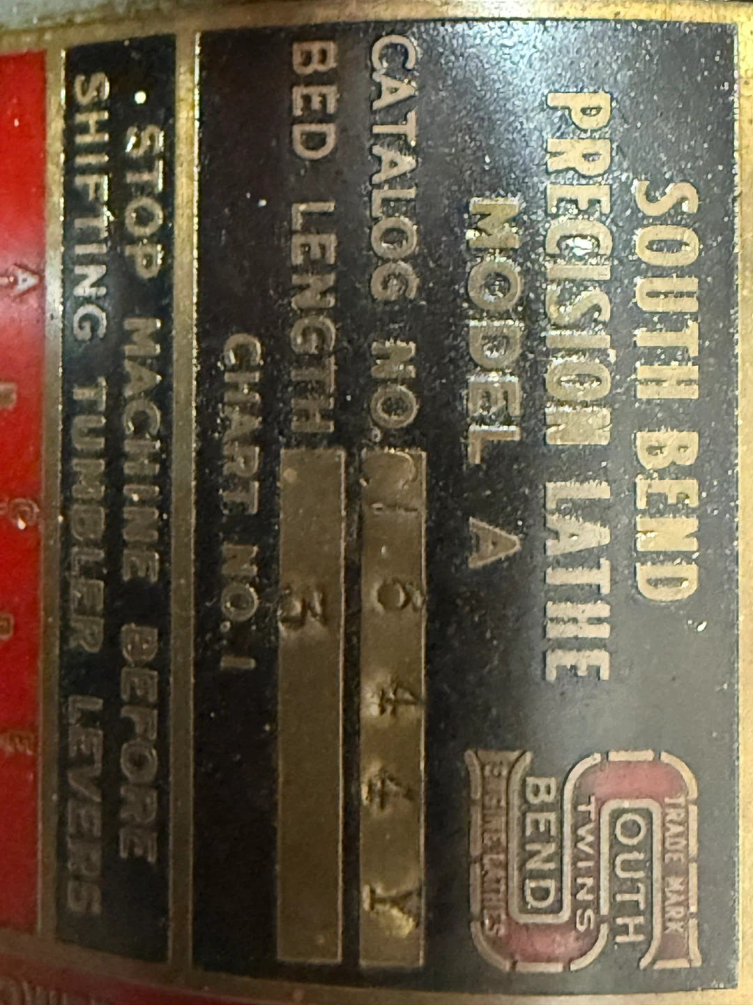 Southbend 9x36 Lathe