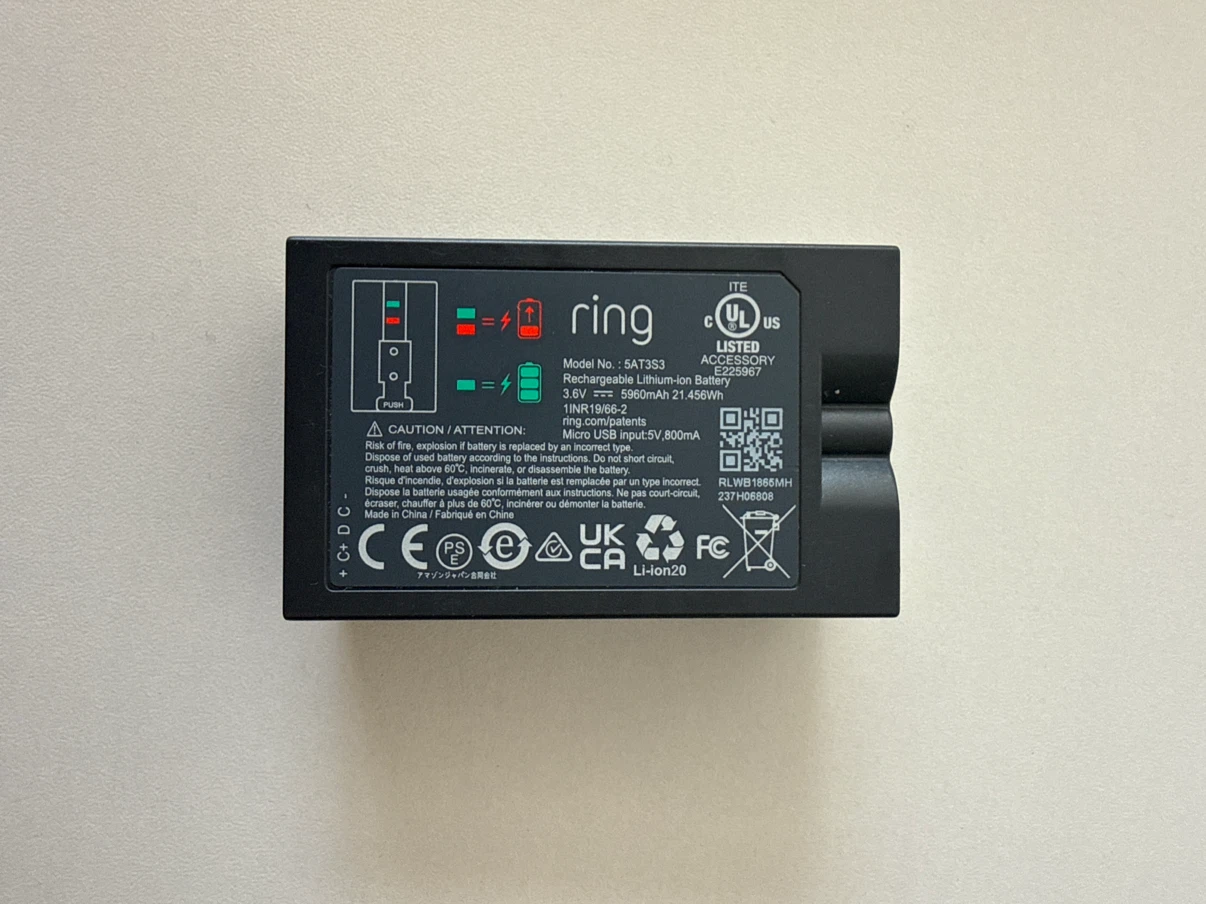 Ring Rechargeable Battery Pack 5Ah - photo 5