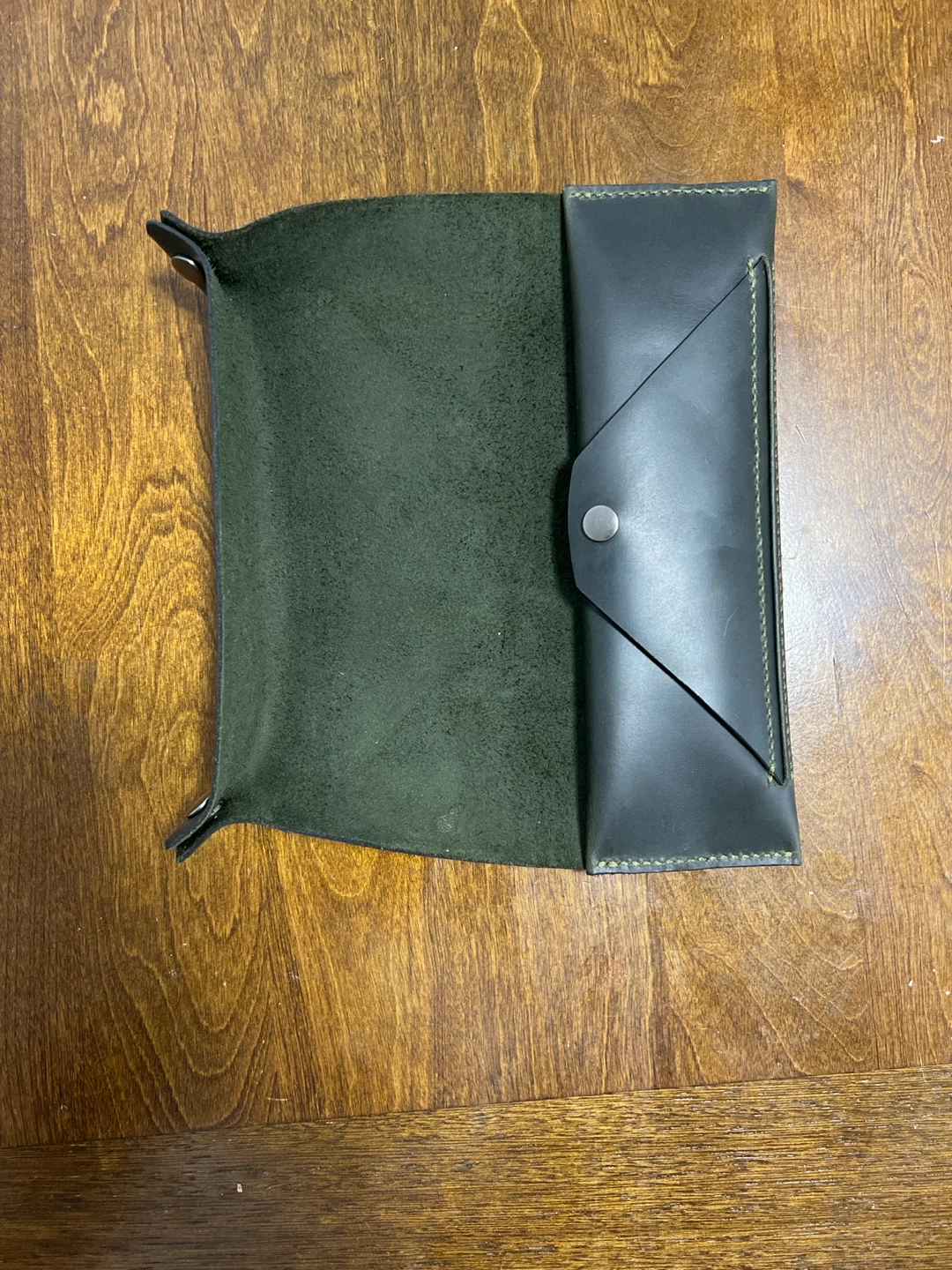 Leather Catch-All Tray and Envelope Sleeve - photo 2