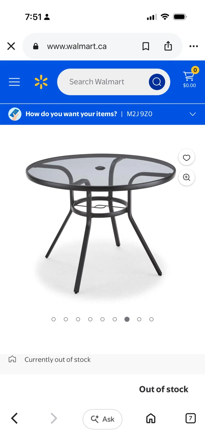 Jericho dinning set - Round glass Patio Table with 4 Chairs - photo 2
