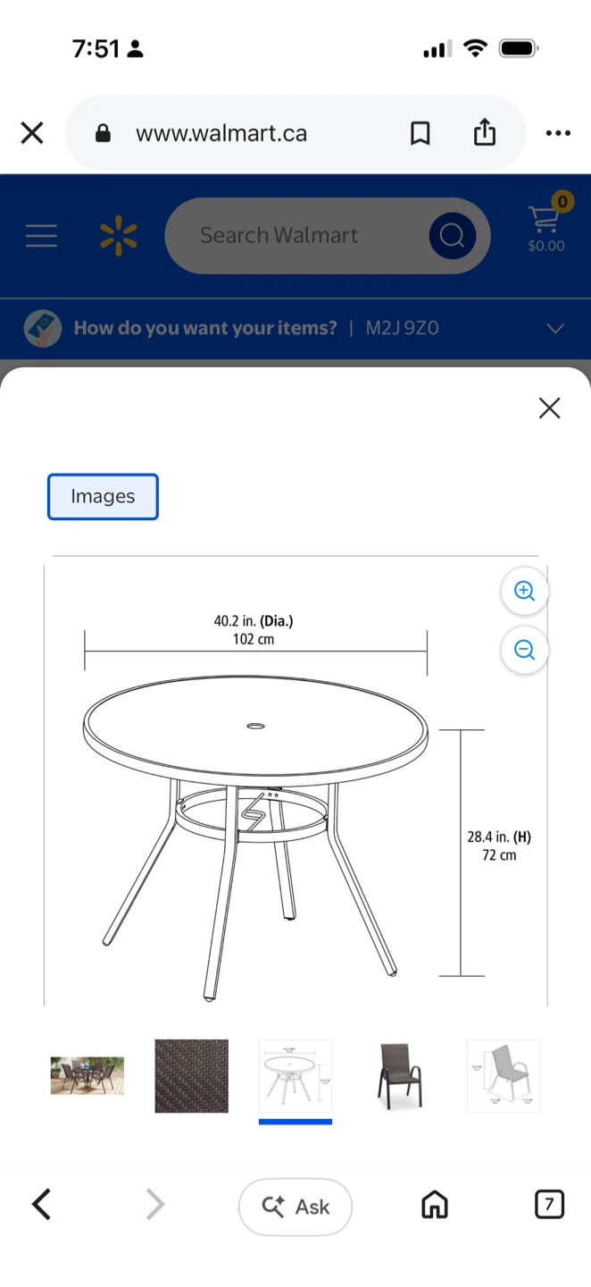 Jericho dinning set - Round glass Patio Table with 4 Chairs - photo 3