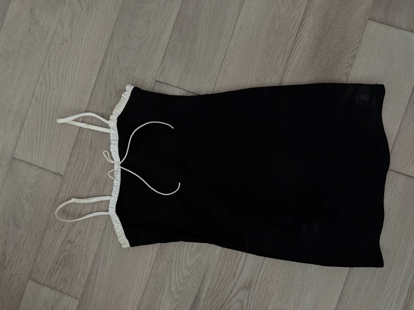 Black mini dress