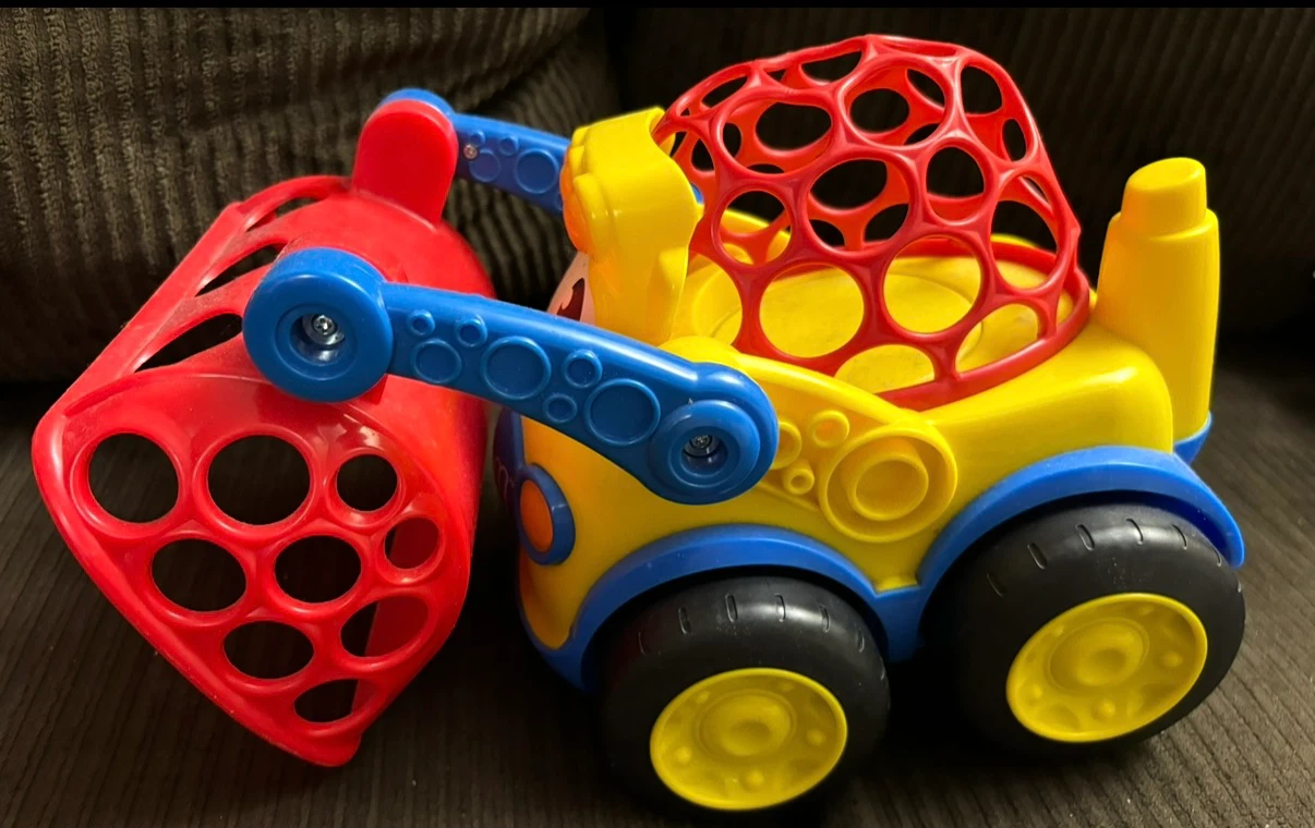 Yellow and Red Construction Toy Truck - photo 2