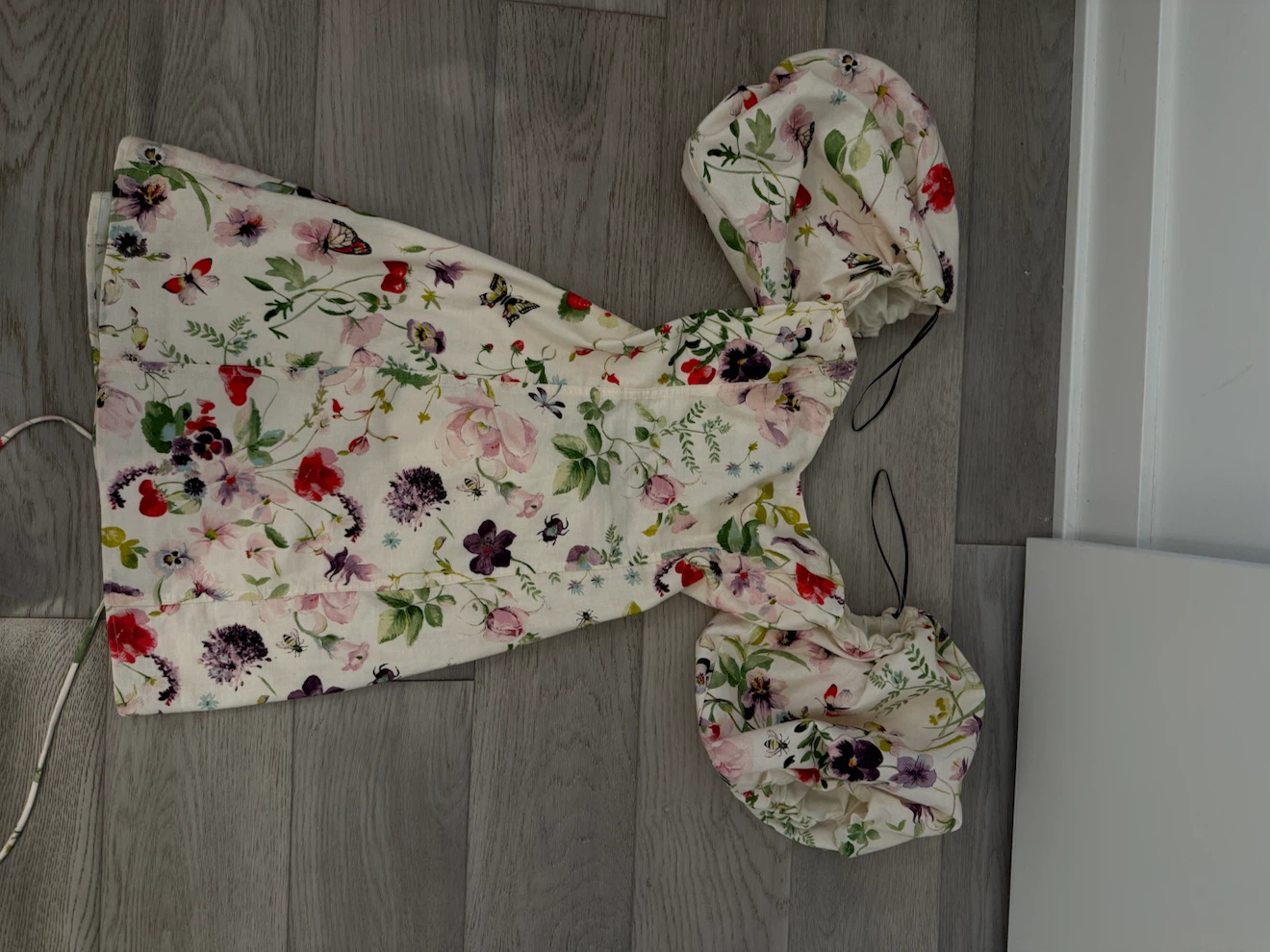 Floral Puff Sleeve Mini Dress - photo 2