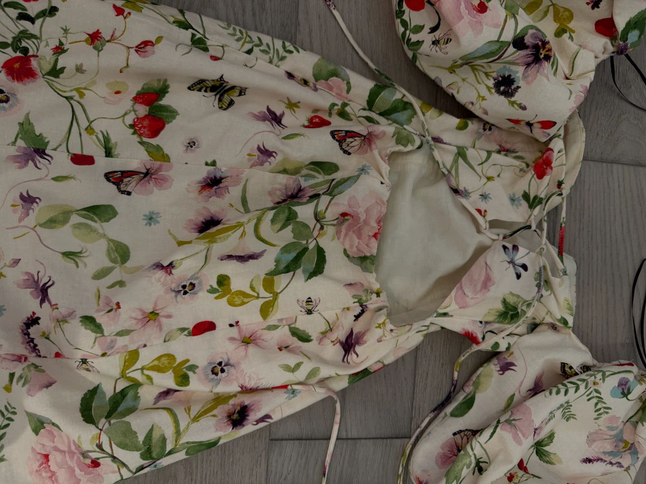 Floral Puff Sleeve Mini Dress - photo 3