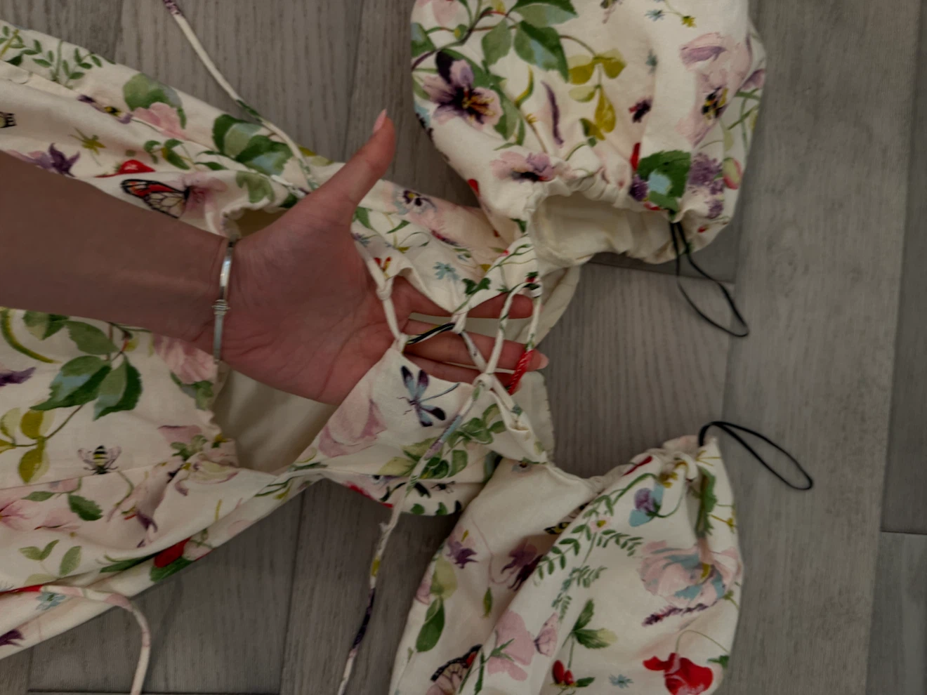 Floral Puff Sleeve Mini Dress - photo 4