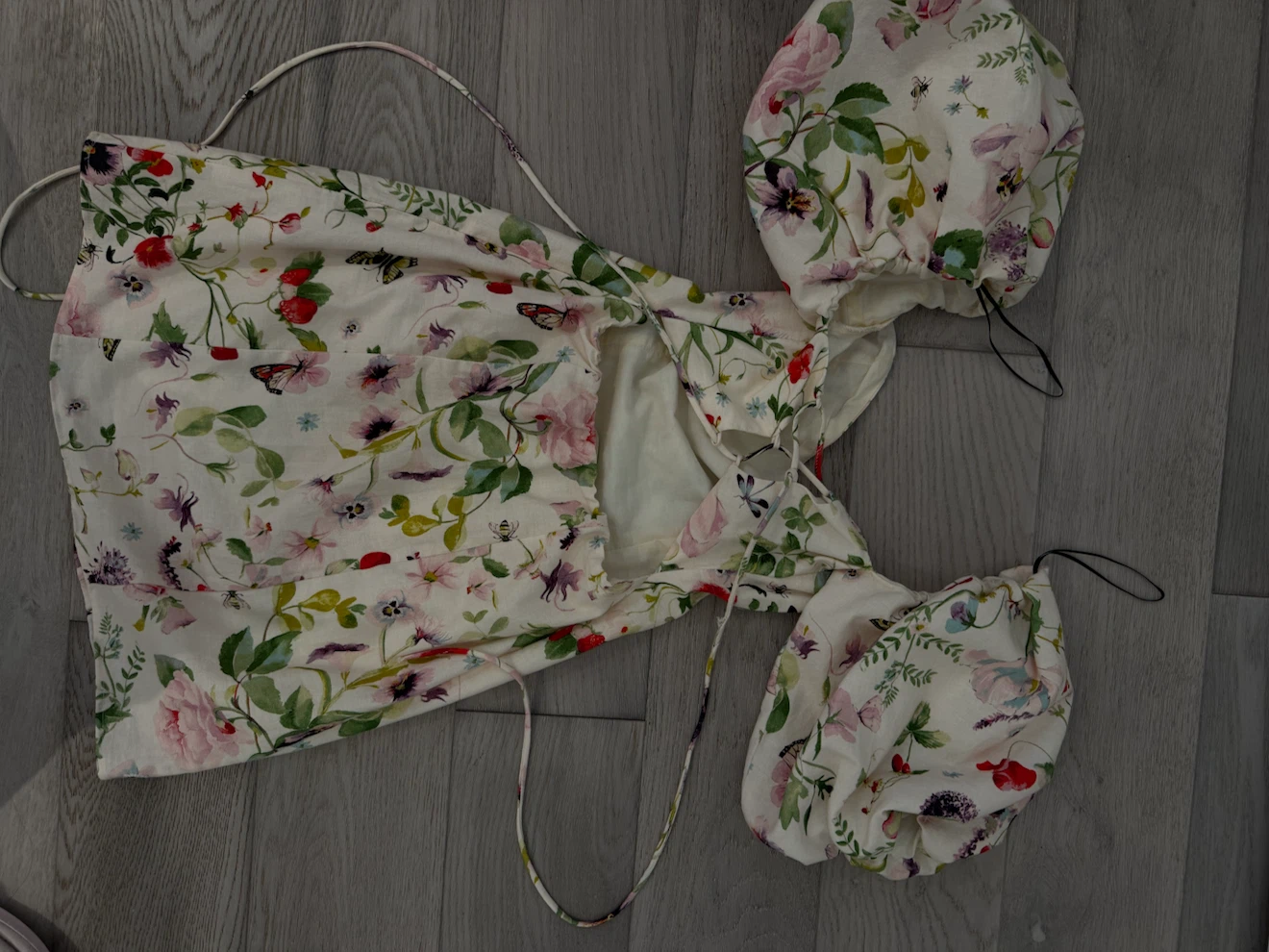 Floral Puff Sleeve Mini Dress - photo 5