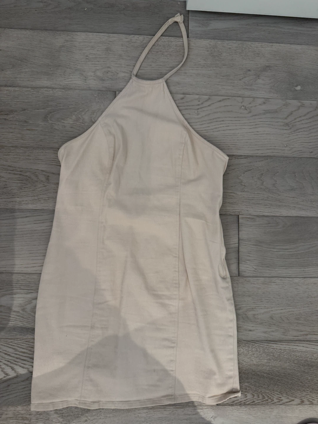 Jean neck dress