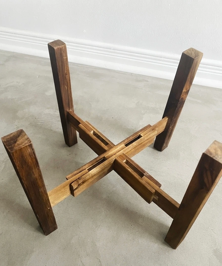 Adjustable Wooden Plant Stand - photo 3