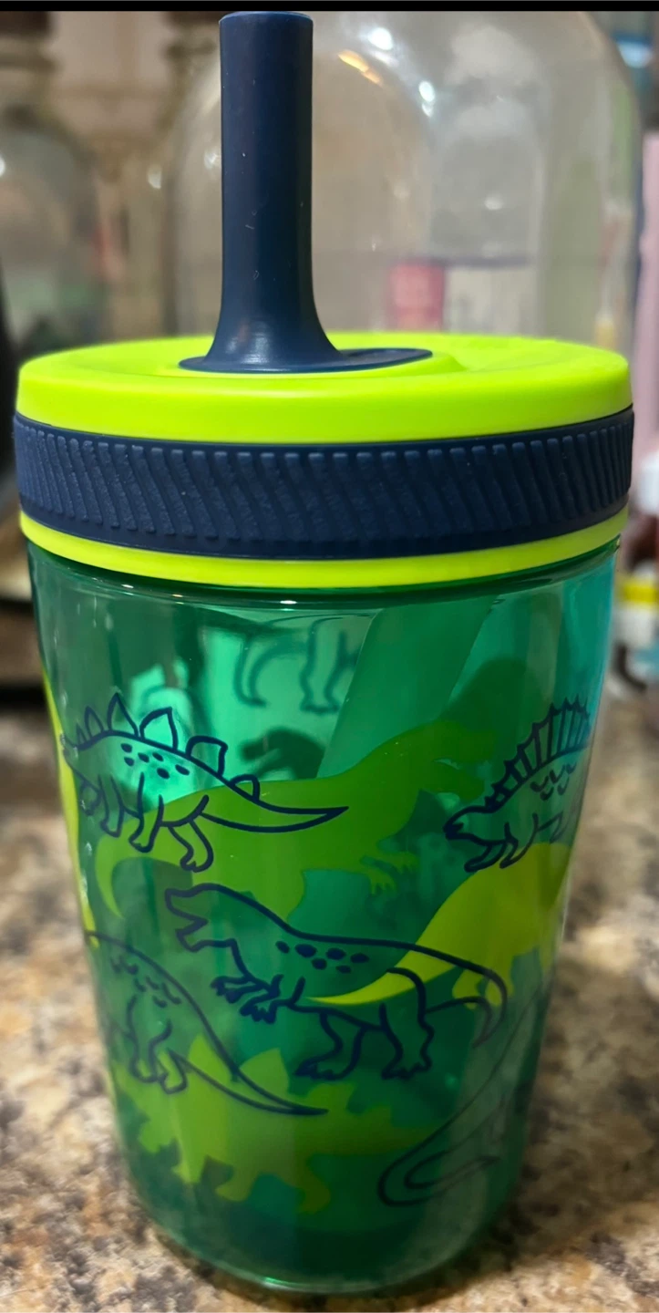 Zak Designs Dinosaur Sippy Cup with Straw