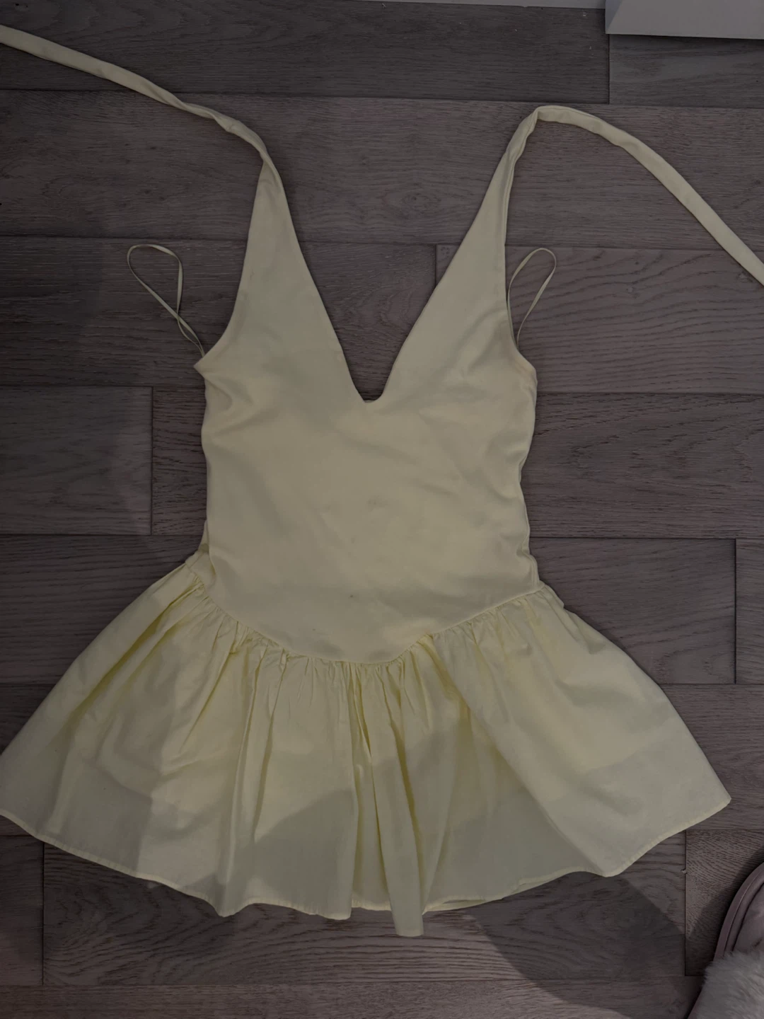 Women's Yellow Halter Dress - photo 2