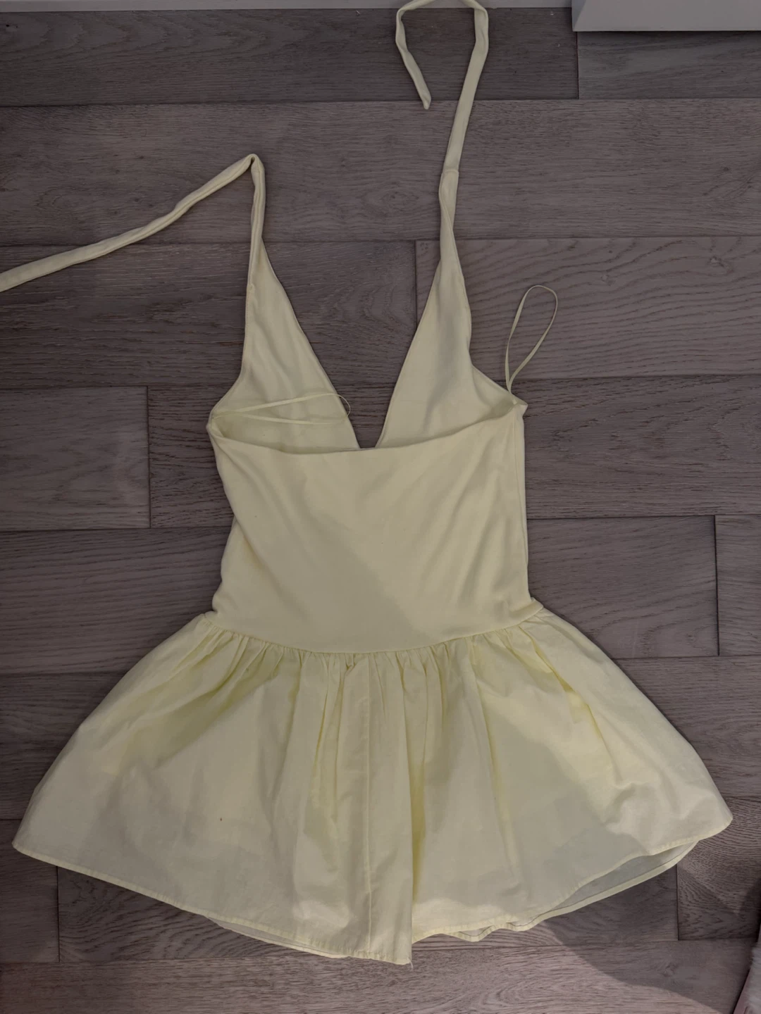 Women's Yellow Halter Dress - photo 3