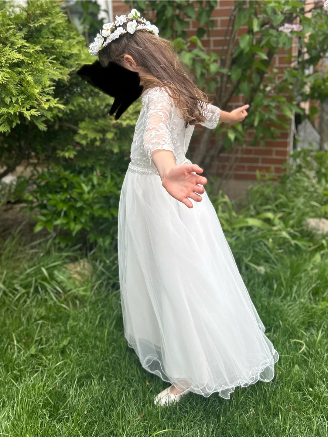 Flower girl / first communion dress - photo 4