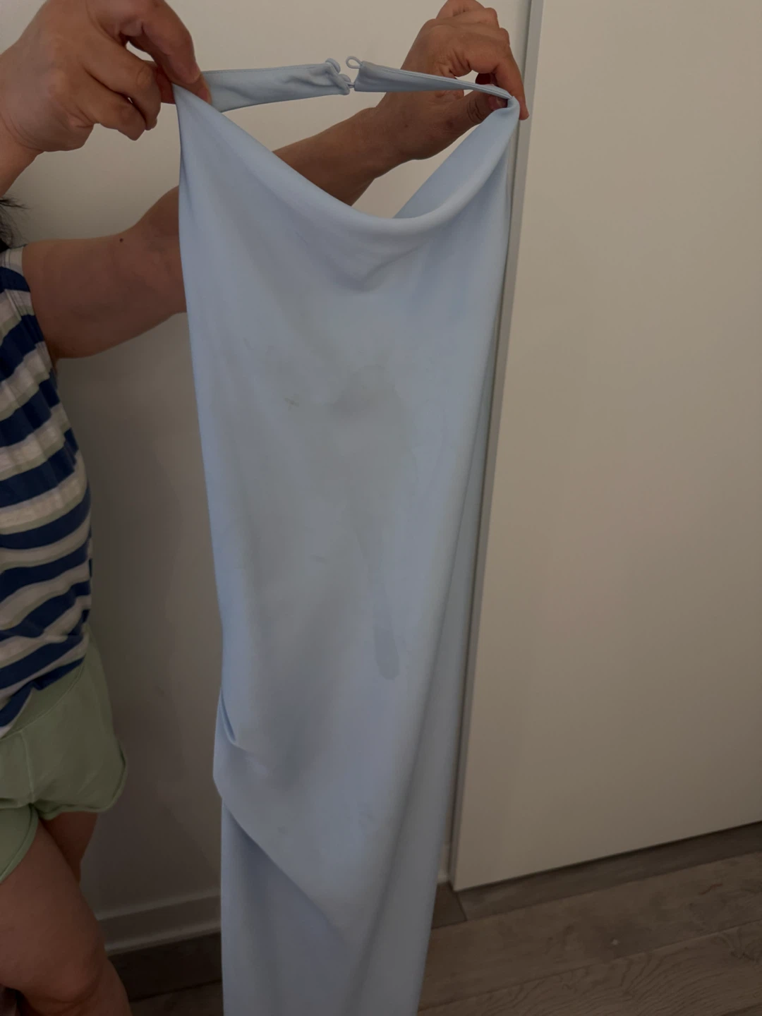 Babaton Blue Slip Dress