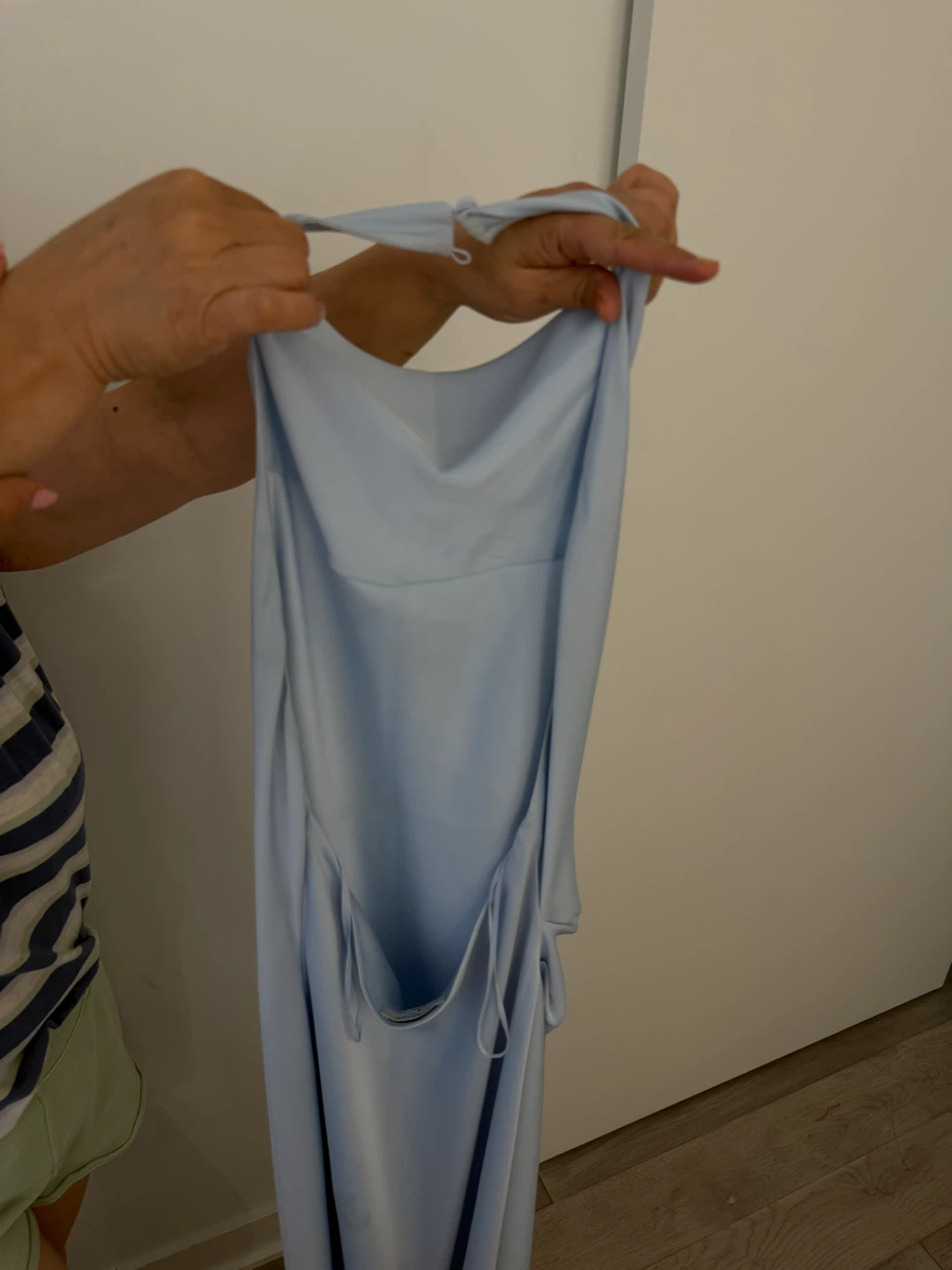 Babaton Blue Slip Dress - photo 2