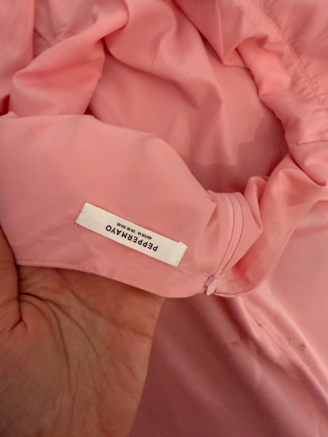 Pepper Mayo Pink silk dress - photo 4