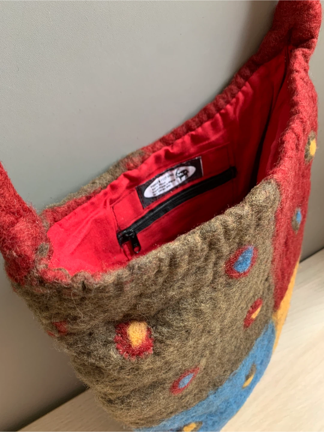 Felted Wool Shoulder Bag - photo 4