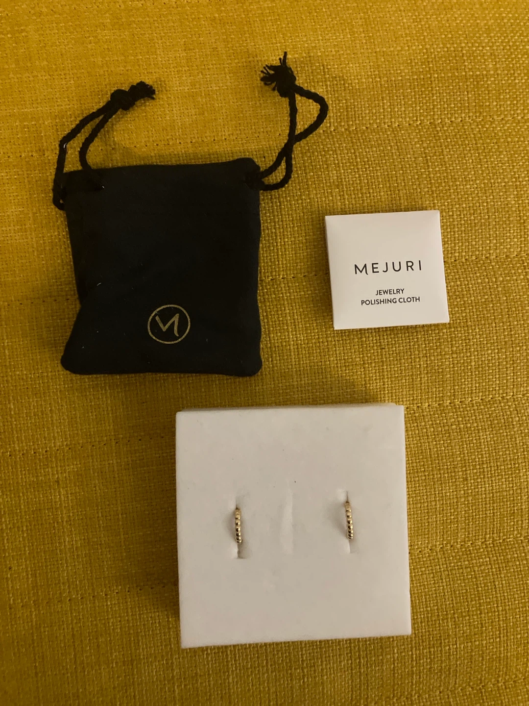 Mejuri 10K Gold Huggie Hoop Earrings - photo 2