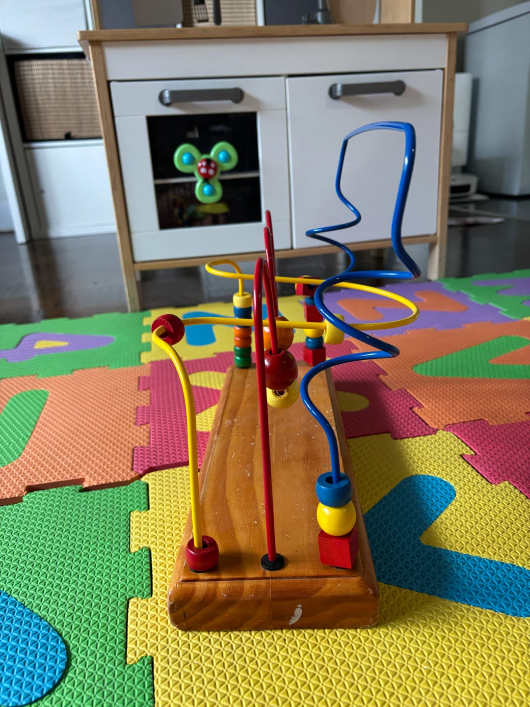 Montessori Style Wooden Bead Maze Toy - photo 2