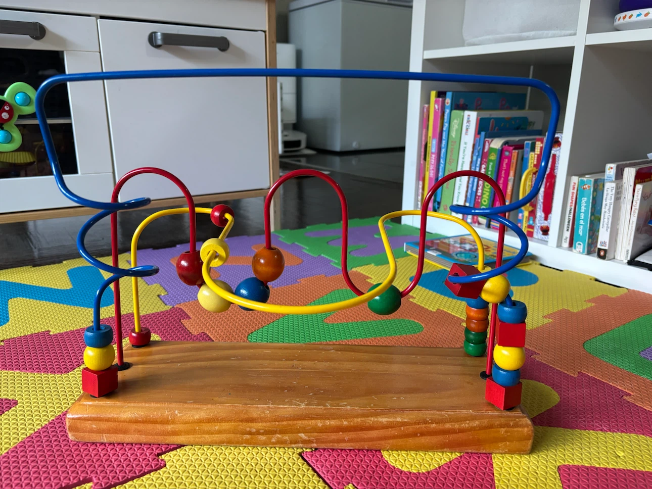 Montessori Style Wooden Bead Maze Toy - photo 3