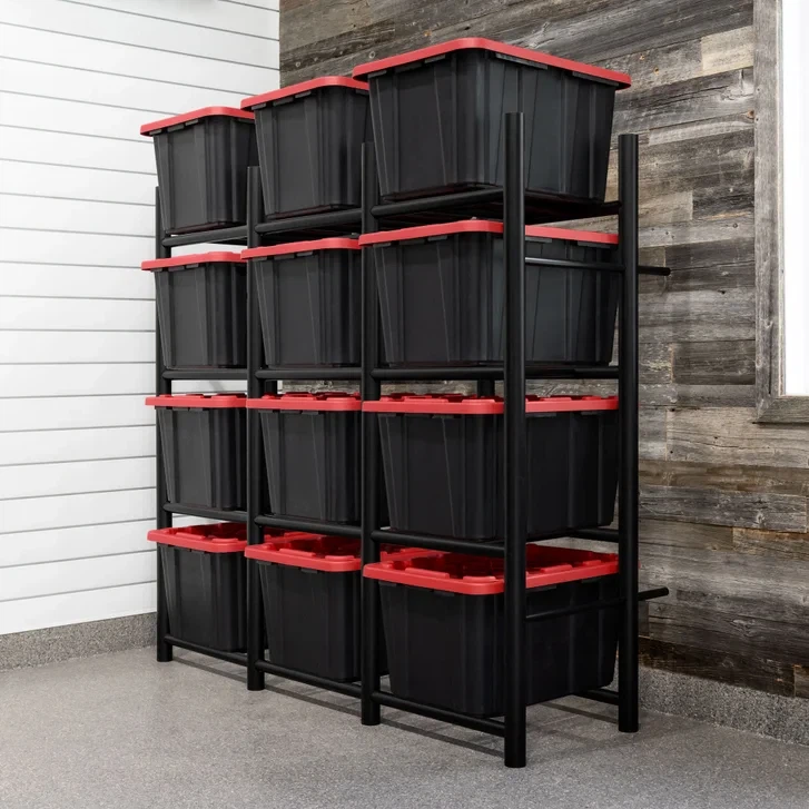 2 Black Storage Units - photo 2