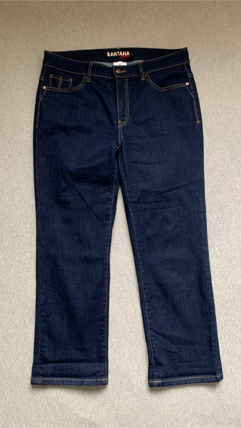 Santana Jeans Women's Dark Wash Denim ~  Size 12
