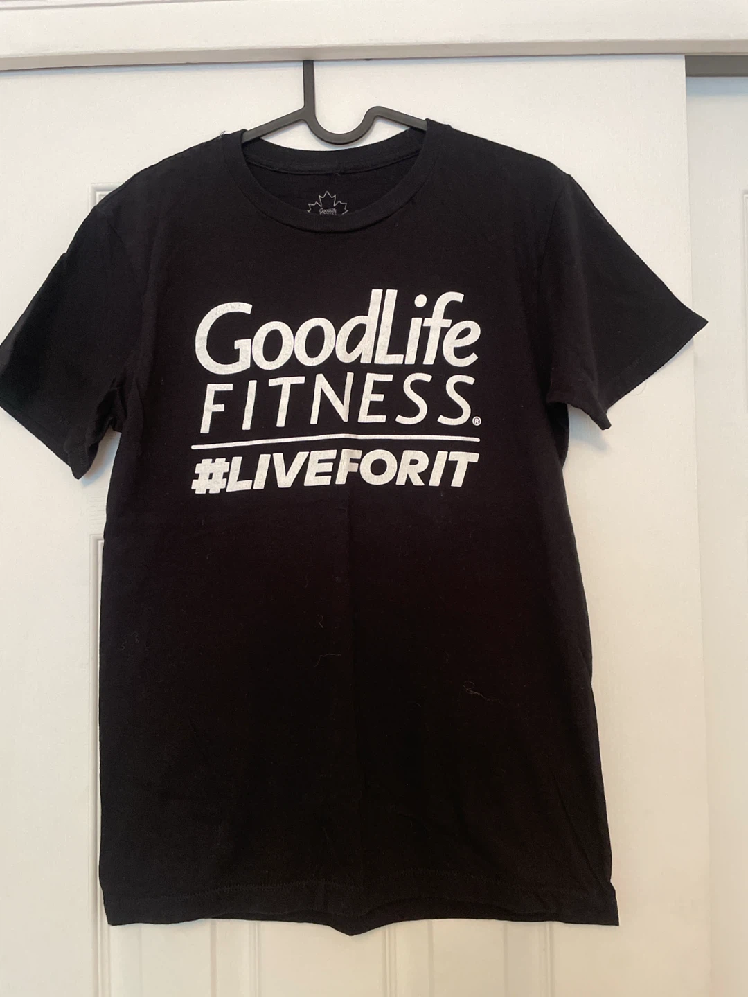 GoodLife FITNESS Black T-Shirt #LIVEFORIT