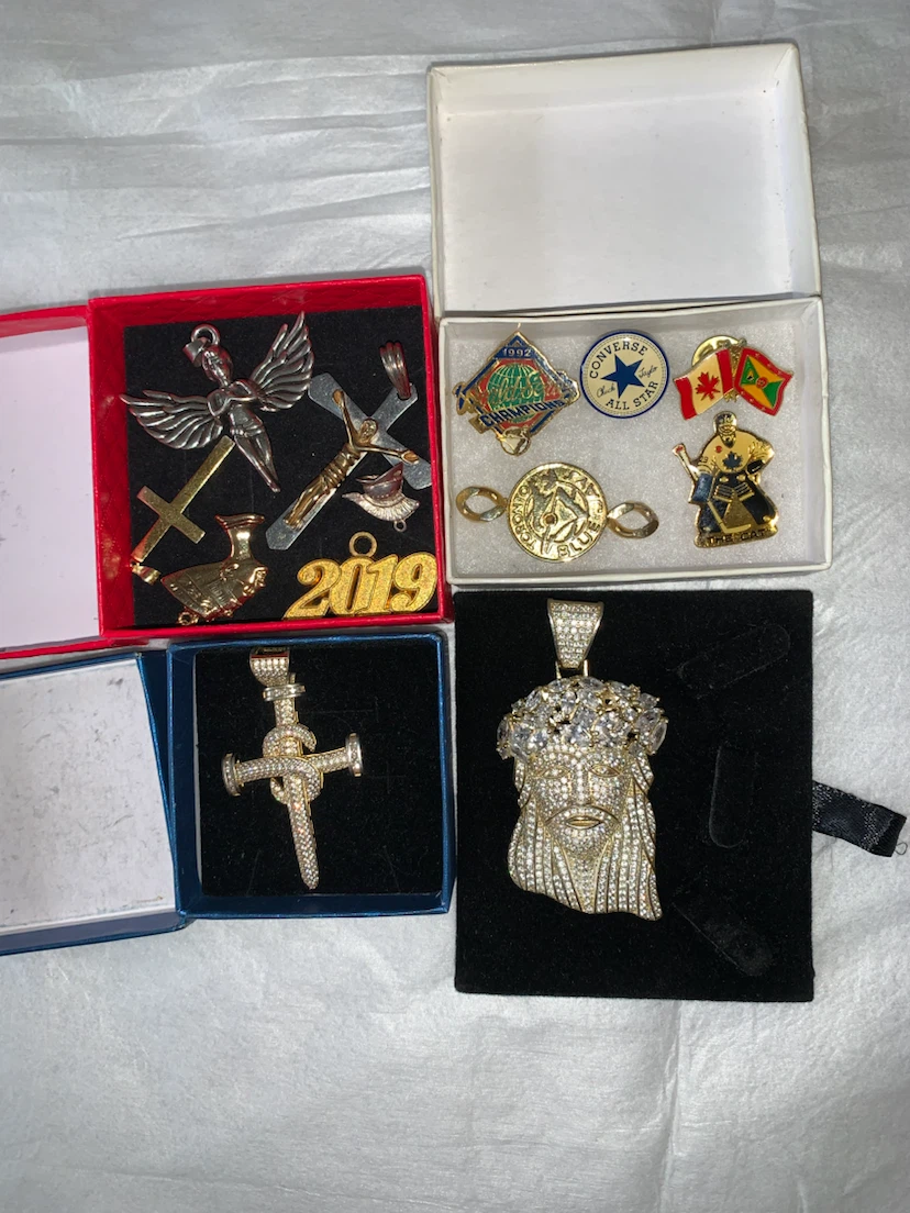 Assorted Jewelry Pendants and Collectible Pins - photo 2