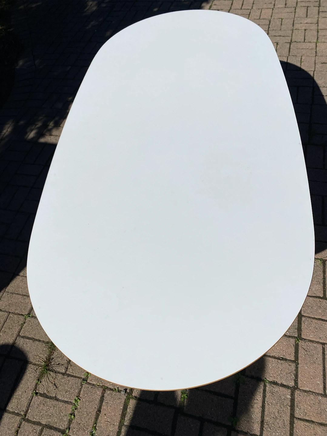 IKEA Oval Coffee Table with Wood Legs - photo 2