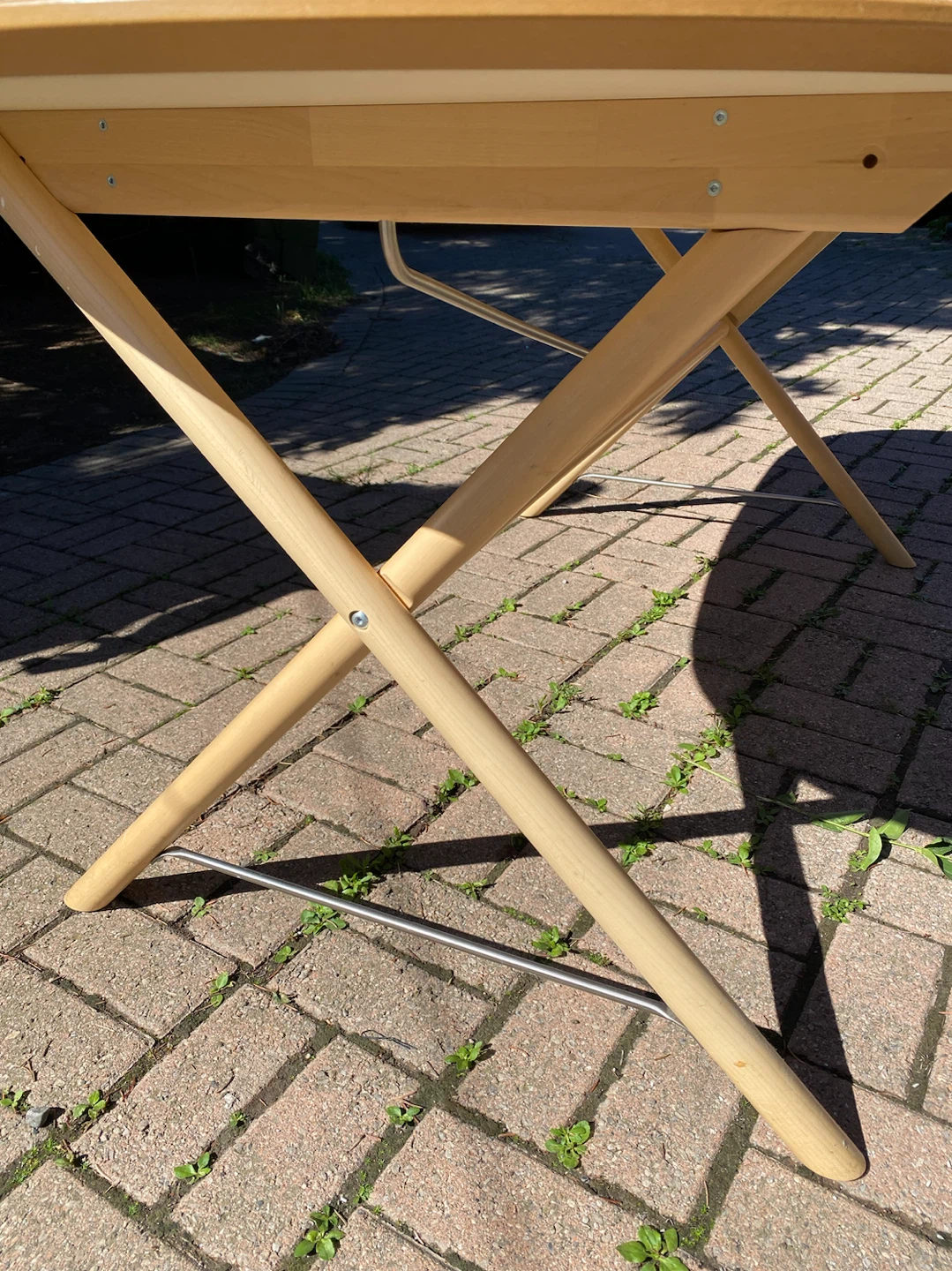 IKEA Oval Coffee Table with Wood Legs - photo 3