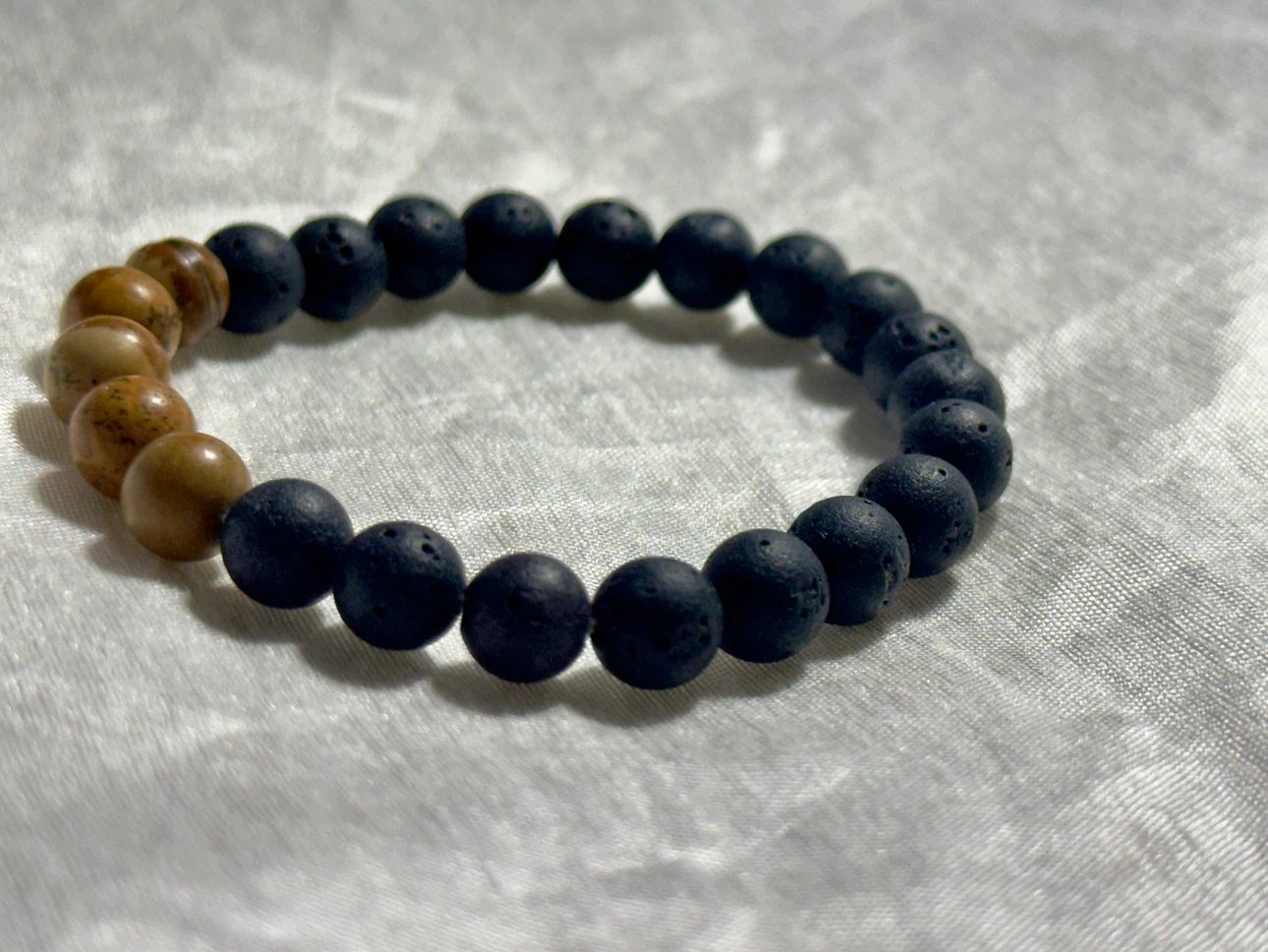 Natural gemstone bracelet