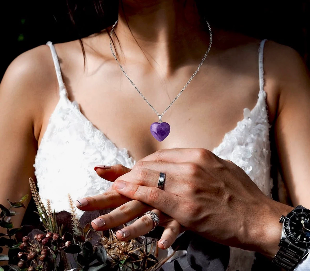Amethyst heart 💜 pendant