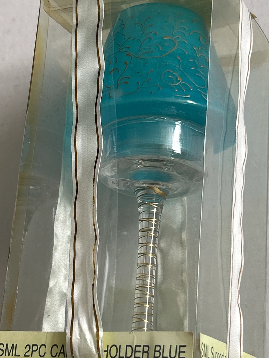 Blue Glass Tea - Light Candle Holder - photo 2