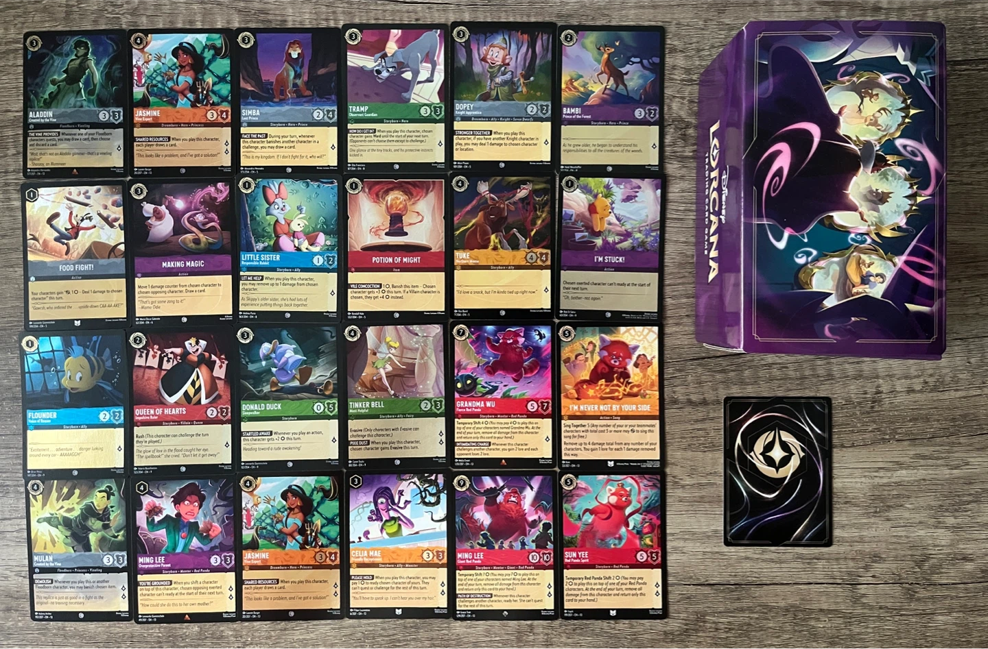 Disney Lorcana Cards & Promo Storage Box