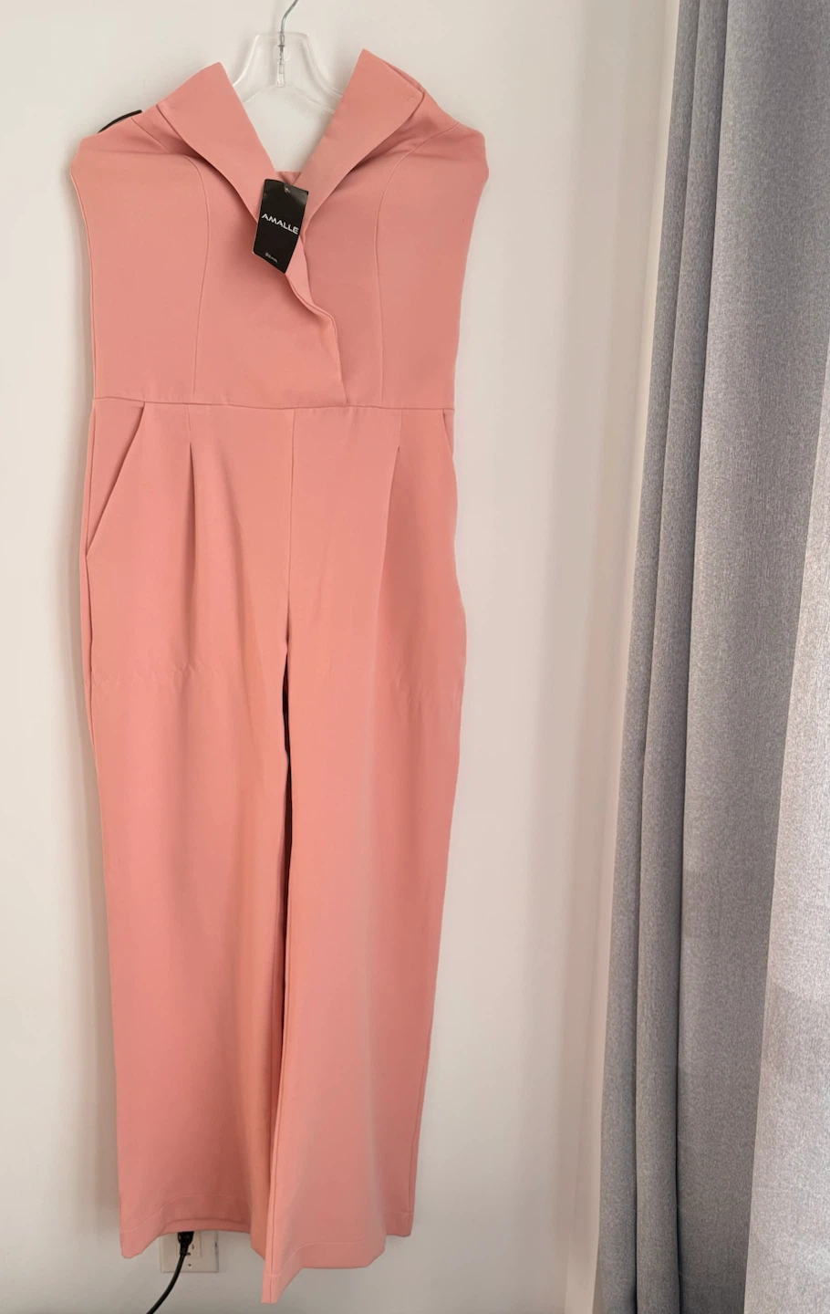 Amalle Pink Strapless Jumpsuit - photo 2