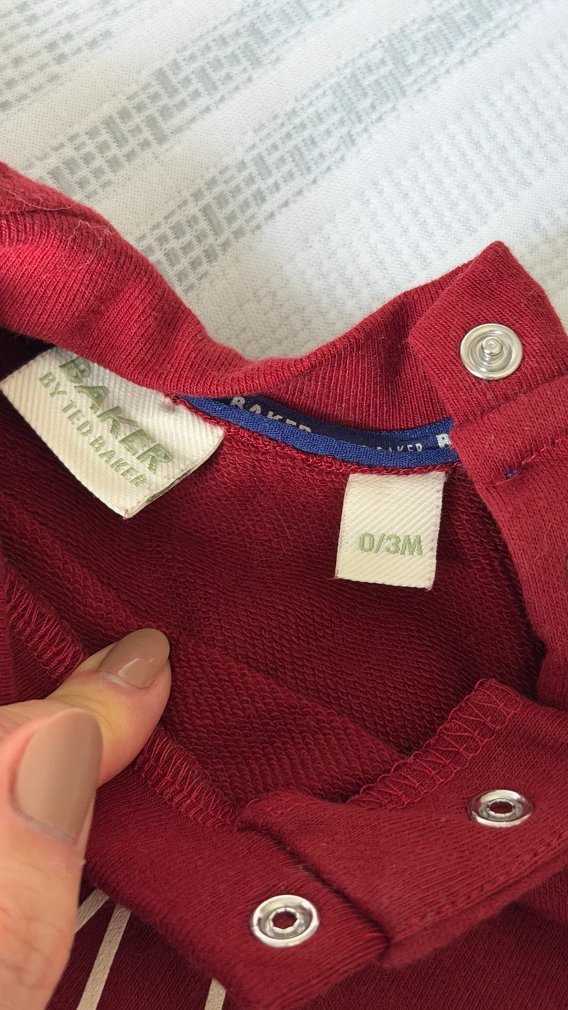 Ted Baker Baby Tracksuit Set - Red 0/3M - photo 4