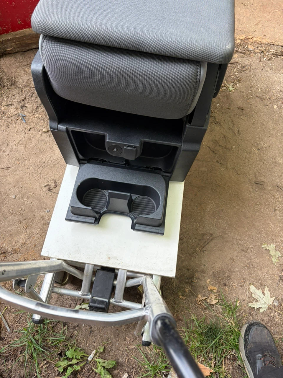Ford f-series centre jump seat/console  -fabric - photo 3