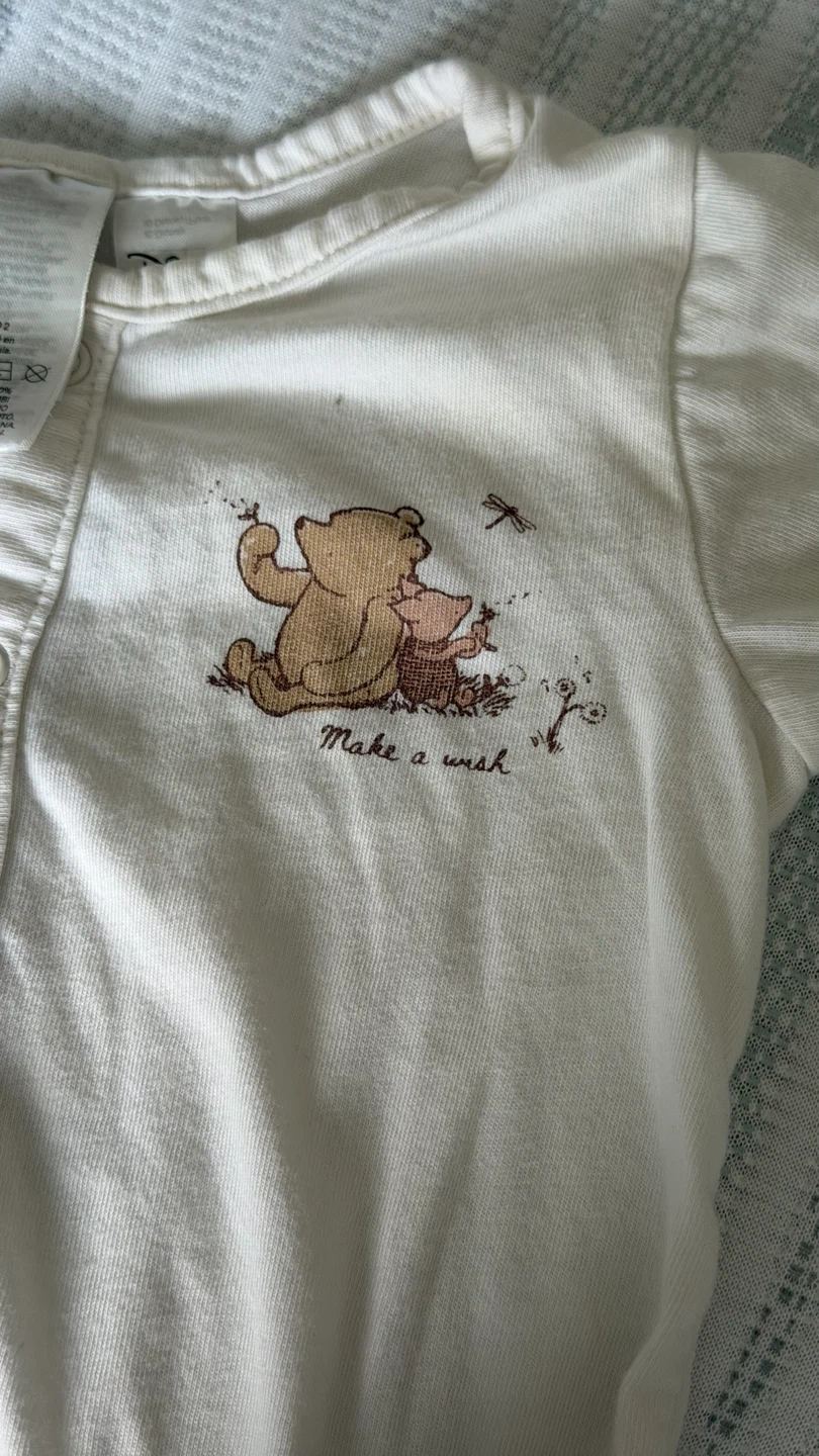 H&M Winnie the Pooh Baby Sleepers - 2-4 Months - photo 5