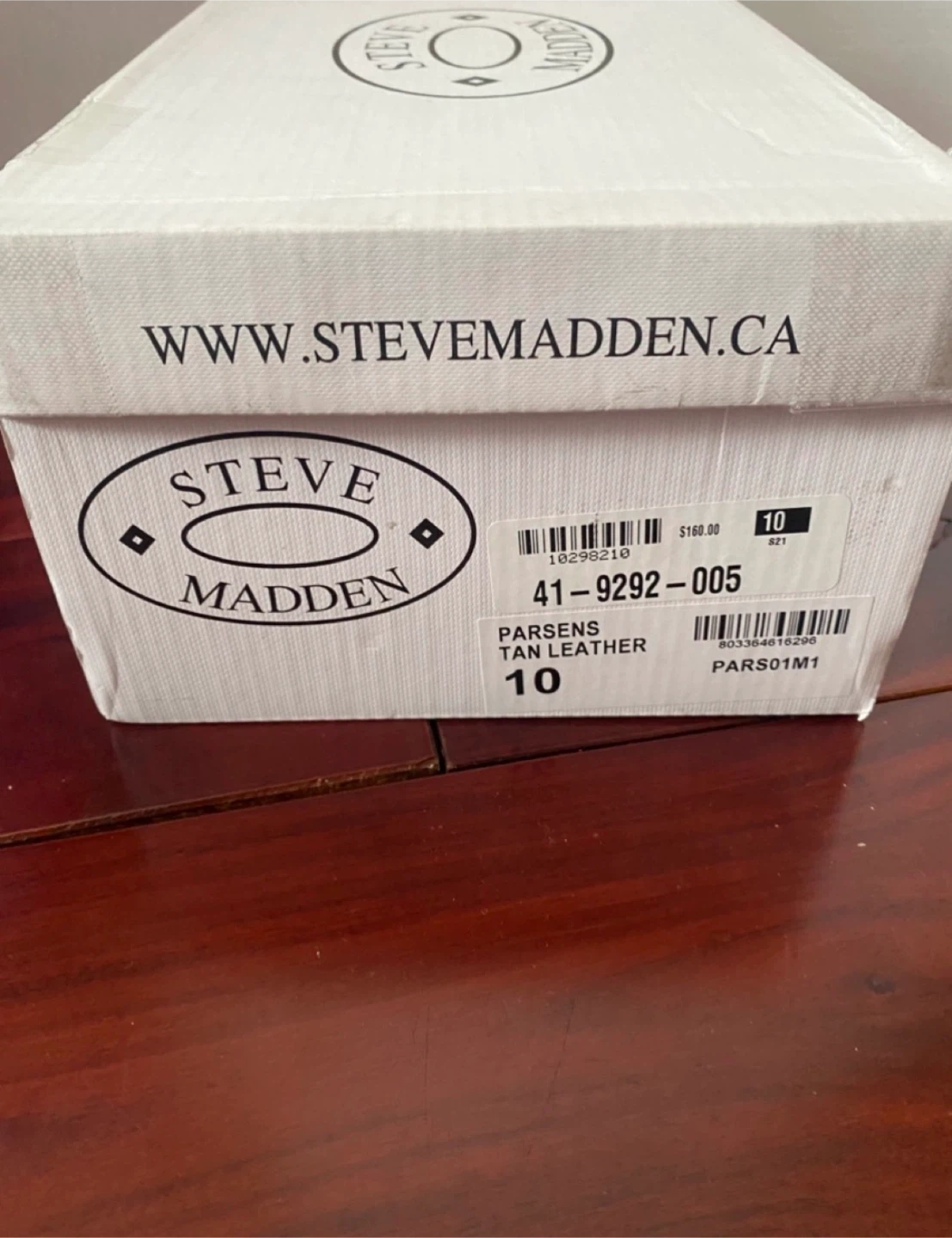 Steve Madden Parsens Tan Leather Dress Shoes - Size 10 - photo 3