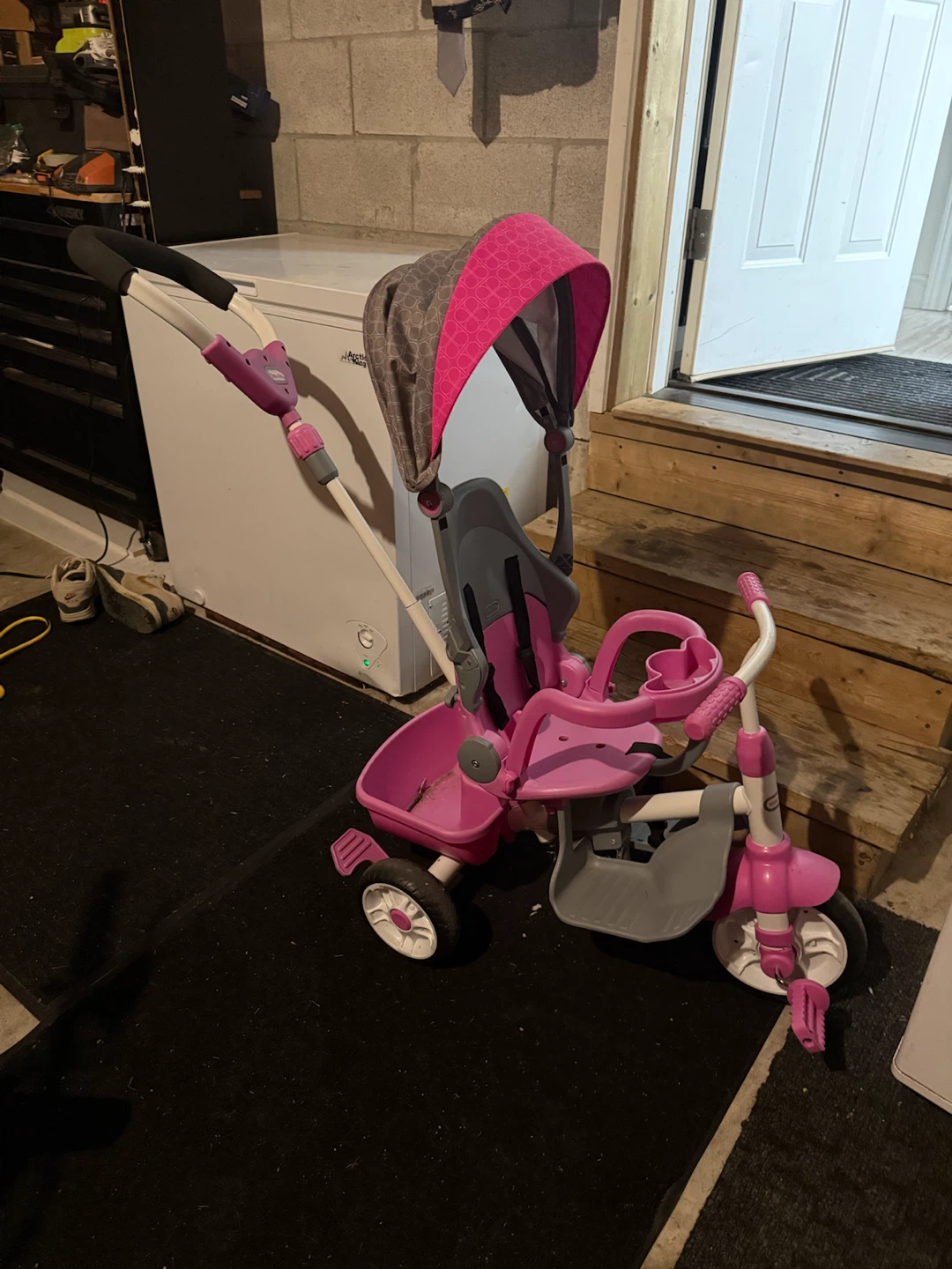 Little Tikes Pink & Grey Tricycle