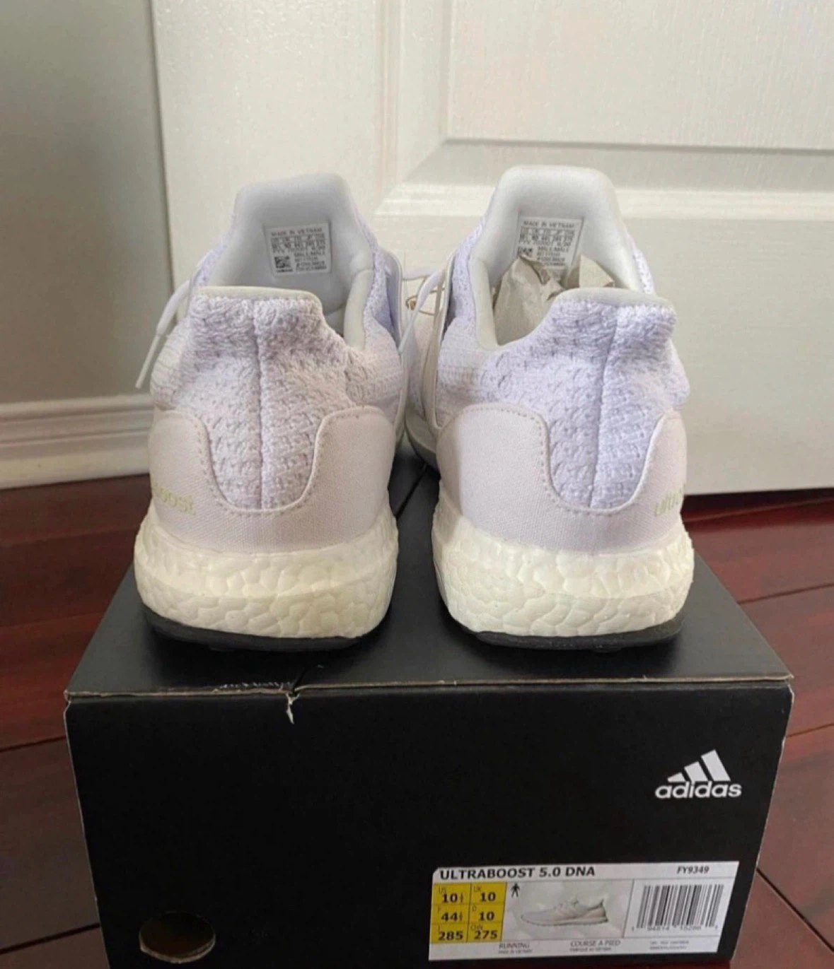 Adidas Ultraboost 5.0 DNA Triple White Sneakers - photo 2