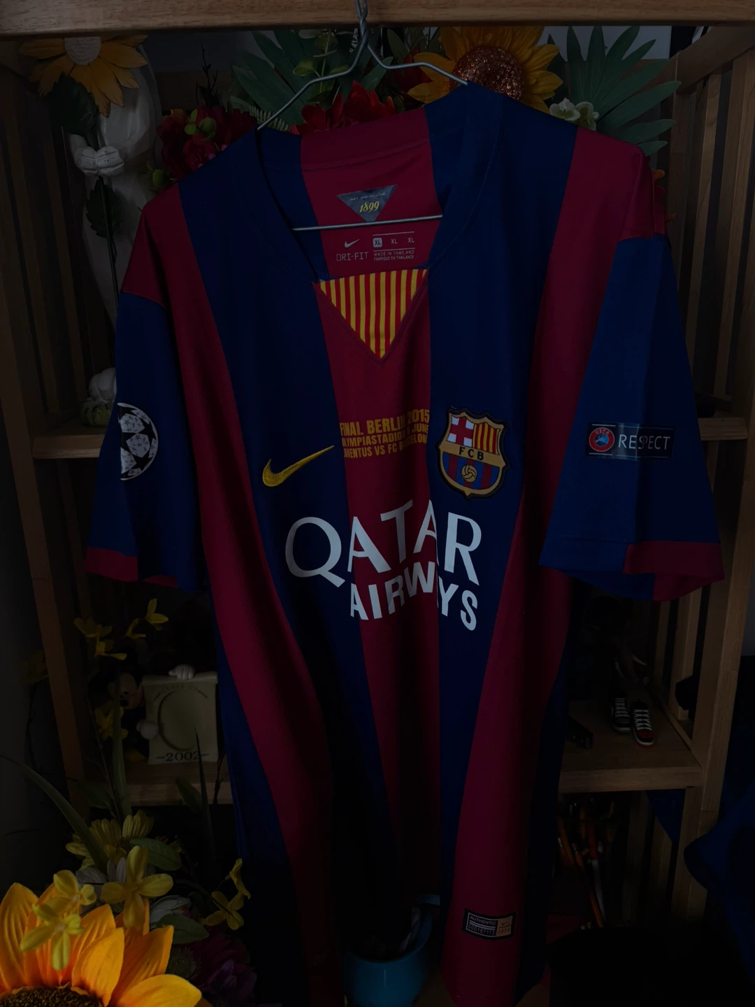 FC Barcelona Messi #10 2015 Champions League Final Jersey XL