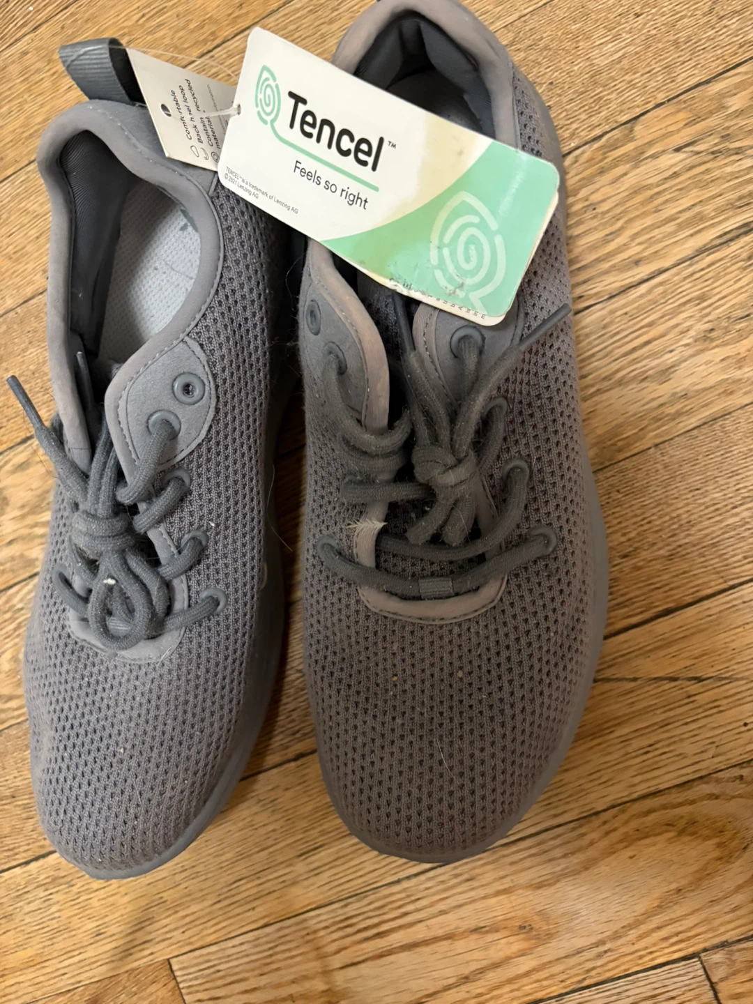 Grey Tencel Sneakers